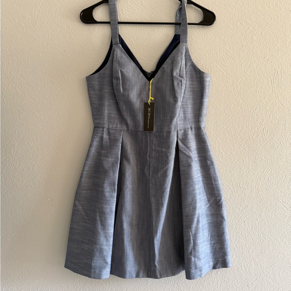 BCBGeneration Blue Mini Dress - Picture 1 of 6